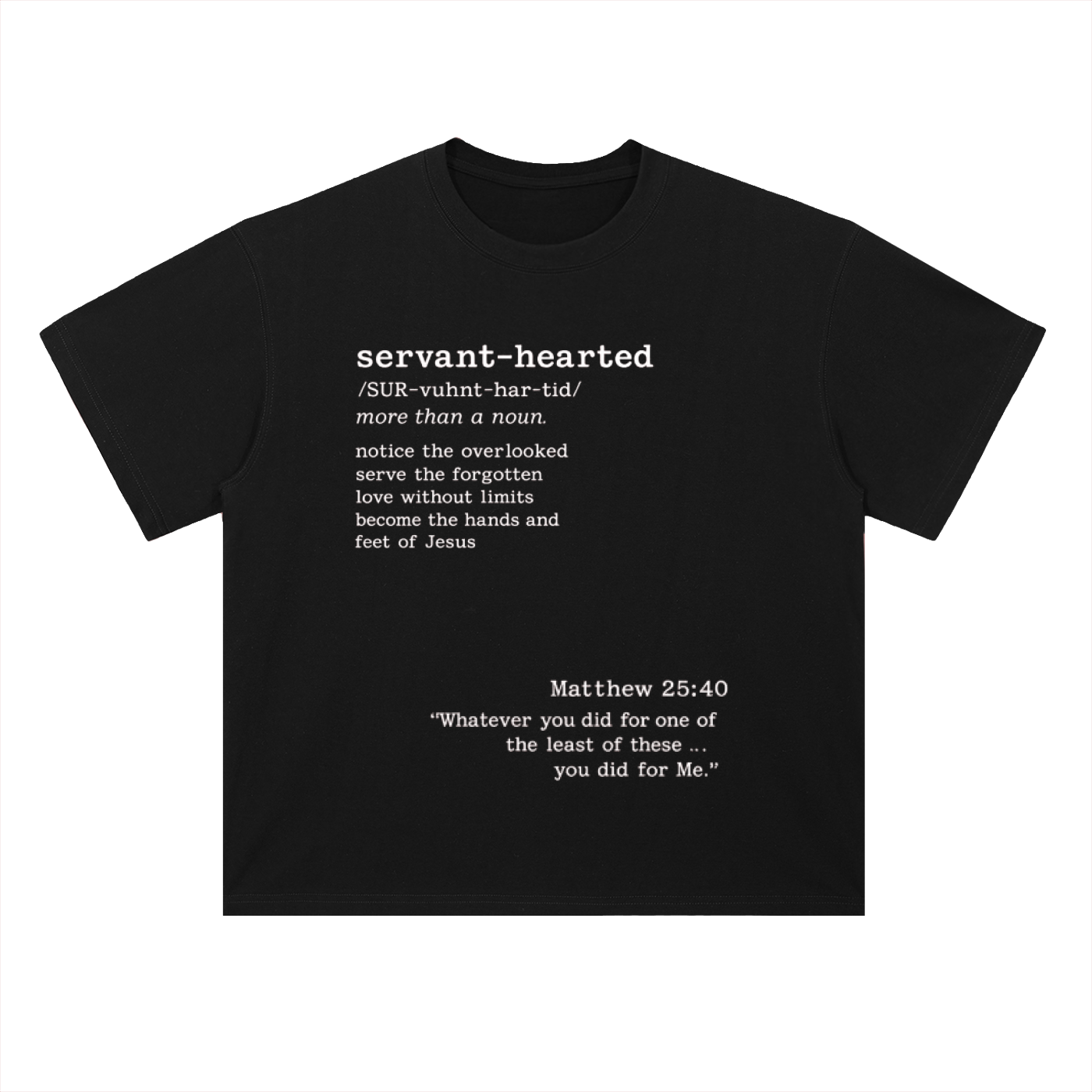 Legacy of Service T-Shirt Black
